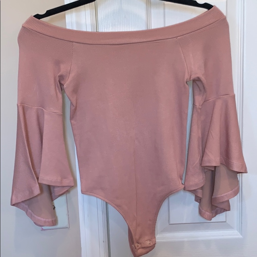 Pink body suit